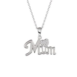 Colar Mum coração Unike