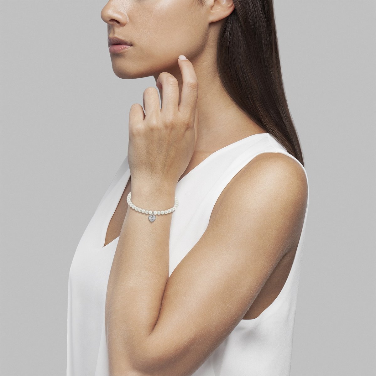Pulseira Unike Pearls Heart - Image 3