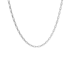 Corrente Masculina Cartier 2mm Aço Prata