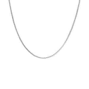 Corrente Masculina Veneziana 2mm Aço Prata