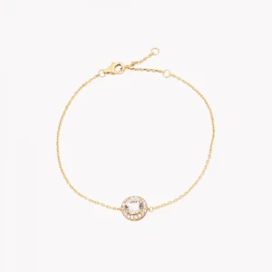 Pulseira S925 redonda transparente