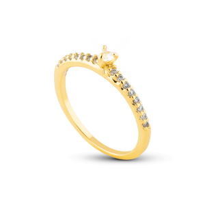 Solitário Banhado Ouro 18k Rodes 2mm