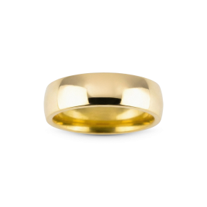 Aliança Banhada Ouro 24k Tradoni 6mm