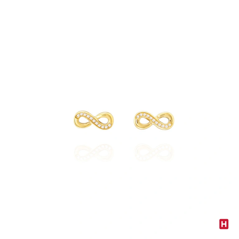 Brincos Hassu Infinito Golden - Image 2