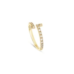 Anel One London 34 Gold