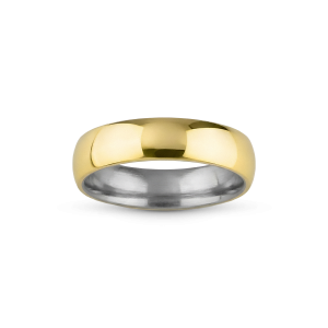 Aliança de Moeda 18k Tradoni 5mm