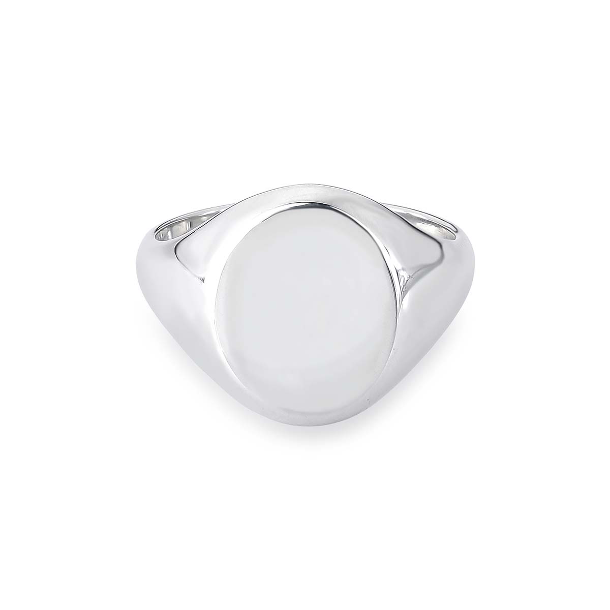 Anel de Sinete Oval Polido - Image 4