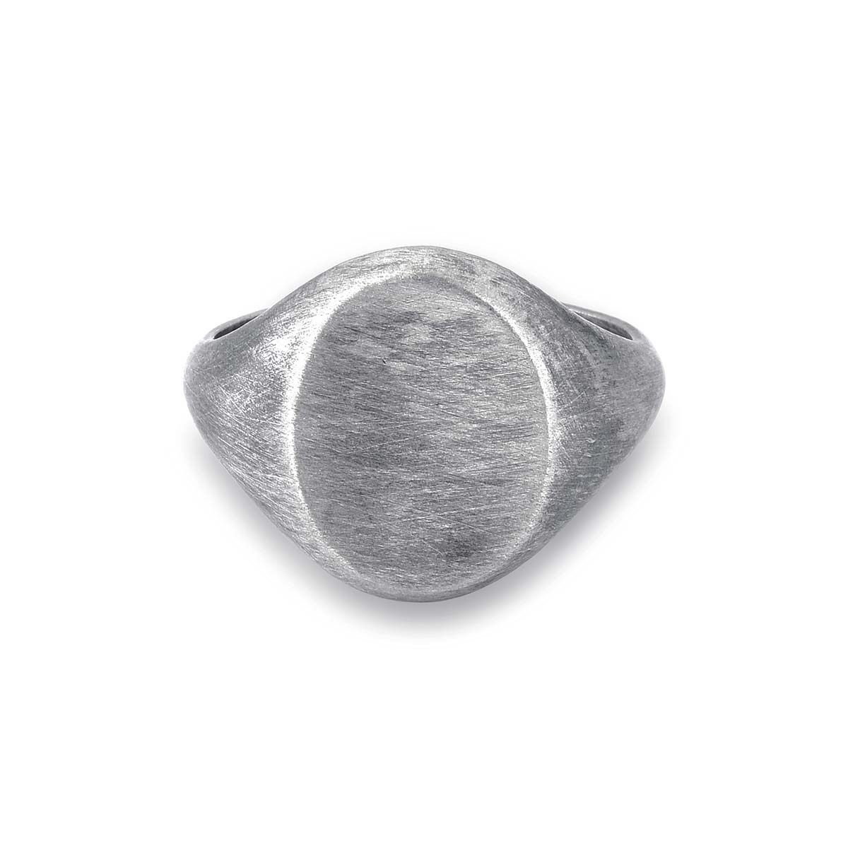 Anel de Sinete Oval Oxidado - Image 4