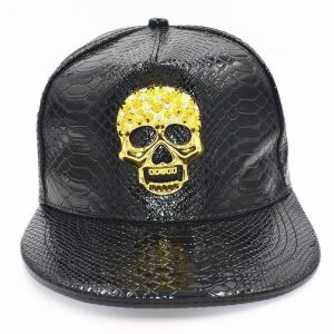 Gold Skull Cap