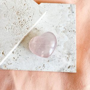 Coração Quartzo Rosa