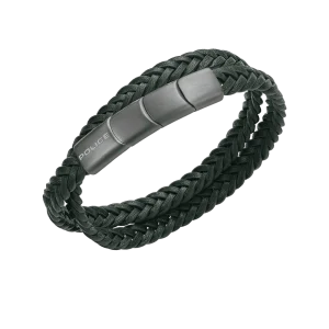 Pulseira Police Braid Preta