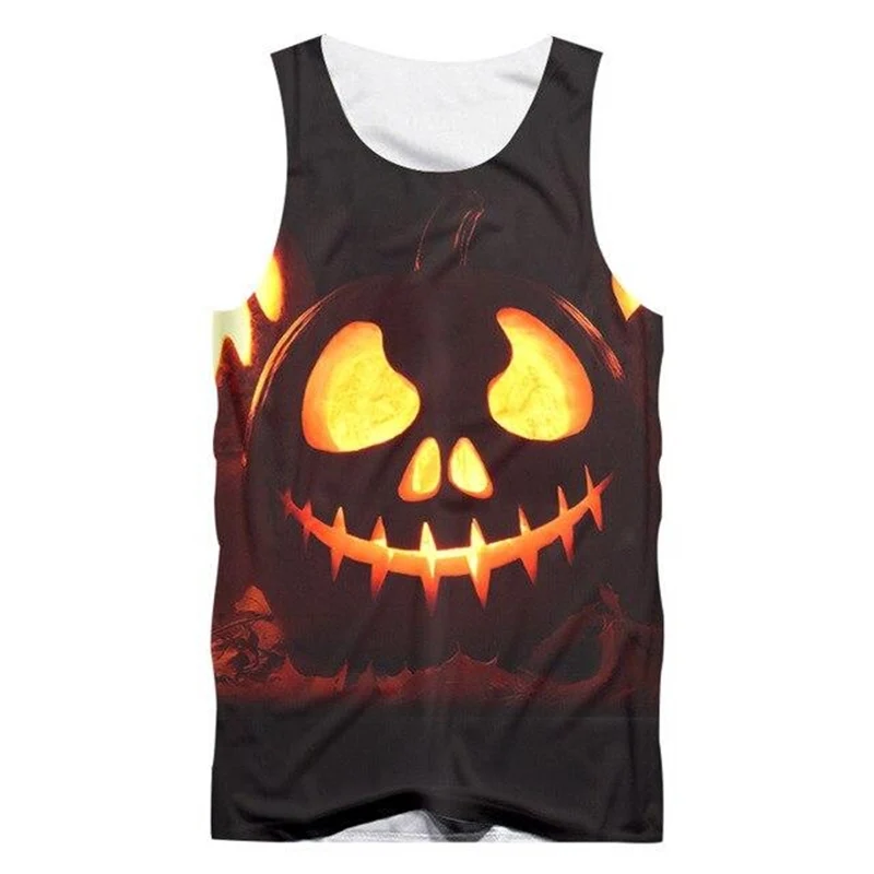 Halloween Skull Tank Top - Image 2